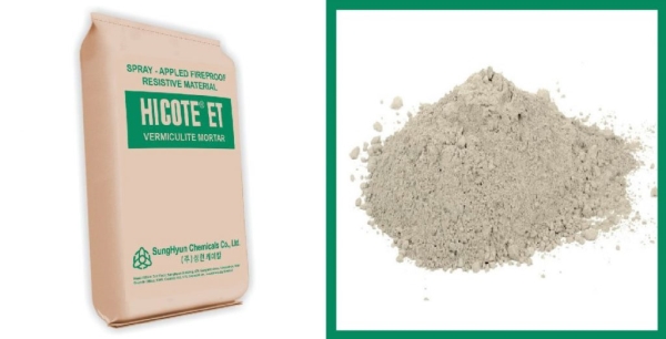 Vữa chống cháy Vermiculite Hicote ET - Vữa Chống Cháy TKE&VMC - Công Ty TNHH Thương Mại Xây Dựng TKE&VMC Việt Nam